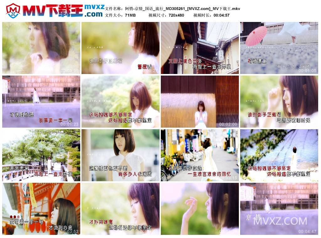 阿悄-京情_国语_流行_MD305261